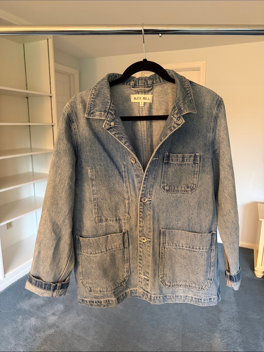 Alex Mill Britt Work Jacket in Denim